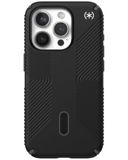 Калъф Speck - Presidio 2 Grip, iPhone 15 Pro, MagSafe ClickLock, черен