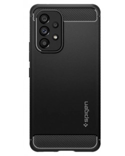 Калъф Spigen - Rugged Armor, Galaxy A53 5G, черен