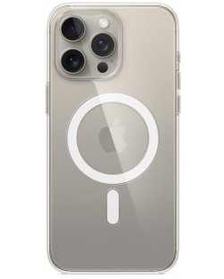 Калъф Apple - Clear MagSafe, iPhone 15 Pro Max, прозрачен