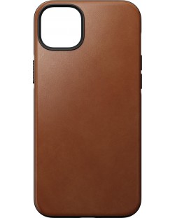 Калъф Nomad - Modern Leather MagSafe, iPhone 14 Plus, English Tan