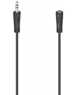 Удължителен аудио кабел Hama - 43302, AUX мъжки/AUX женски, 5m, блистер