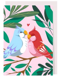 Картичка Love birds