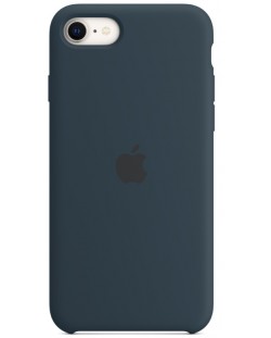 Калъф Apple - Silicone, iPhone SE, Abyss Blue