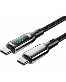 Кабел Vention - TAYBH, USB-C/USB-C, 2 m, черен
