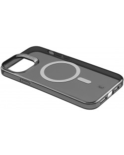Калъф Cellularline - Gloss Mag, iPhone 15 Pro, черен