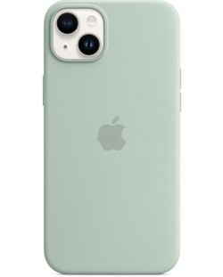 Калъф Apple - Silicone MagSafe, iPhone 14, зелен