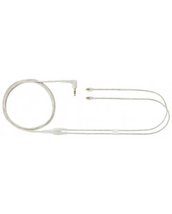 Кабел за слушалки Shure - EAC64CL, MMCX/3.5 mm, 1,62 m, прозрачен