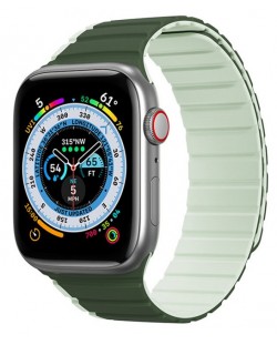 Каишка Dux Ducis - Magnetic LD, Apple Watch, 38/40/41 mm, зелена