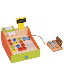 Детска играчка Lelin - Касов апарат, с пос терминал