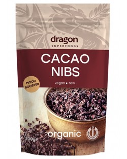 Какаови зърна, счукани, 200 g, Dragon Superfoods