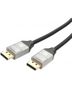 Кабел j5create - JDC42, DisplayPort/DisplayPort, 1.8 m, черен