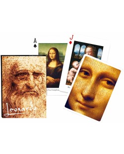 Карти за игра Piatnik - Leonardo da Vinci