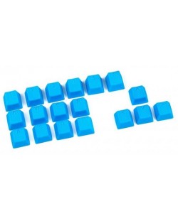 Капачки за механична клавиатура Ducky - Blue, 31-Keycap, сини