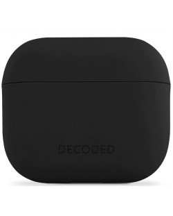 Калъф за слушалки Decoded - Silicone AirCase Lite, AirPods 3, черен