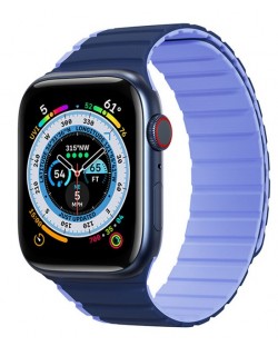Каишка Dux Ducis - Magnetic LD, Apple Watch, 38/40/41 mm, синя