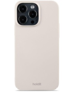 Калъф Holdit - Slim, iPhone 15 Pro Max, светлобежов