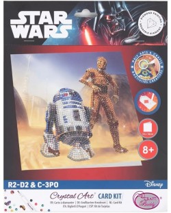 Картичка диамантен гоблен Craft Buddy - R2-D2  C-3PO