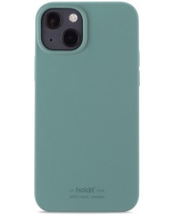 Калъф Holdit - Silicone, iPhone 13/14, Moss Green