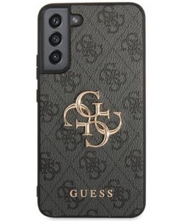 Калъф Guess - Metal Logo, Galaxy S23 Plus, сив