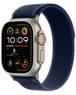 Каишка Apple - Trail Loop Natural Titanium M/L, Apple Watch, 49 mm, Blue