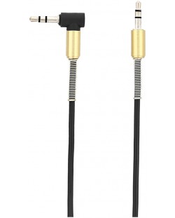 Аудио кабел Tellur - TLL311051, жак 3.5 mm/жак 3.5 mm, 1.5 m, черен