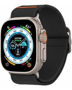 Каишка Spigen - Fit Lite Ultra, Apple Watch, 42/44/45/49 mm, черна