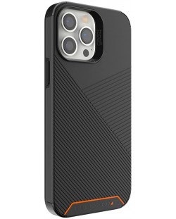 Калъф Gear4 - Denali Snap, iPhone 13 Pro Max, черен/оранжев