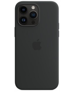 Калъф Apple - Silicone MagSafe, iPhone 14 Pro Max, Midnight