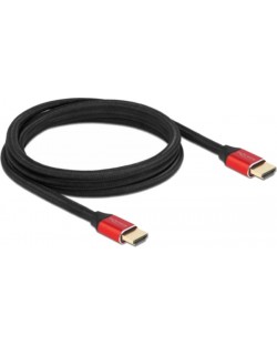 Кабел Delock -  85774 Ultra High Speed, HDMI/HDMI, 2 m, червен