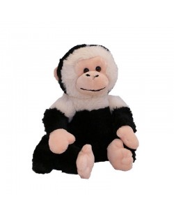 Плюшена играчка Keel Toys - Маймунка, черна и бяла