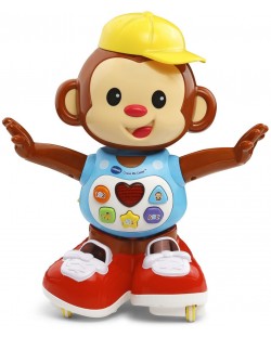 Бебешка играчка Vtech - Кейси, танцуваща маймунка, със звук и светлина