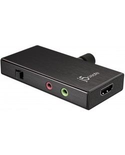 Кепчър адаптер j5create - JVA02, USB-C/HDMI, черен
