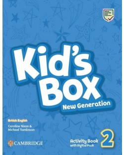 Kid's Box New Generation Level 2 Activity Book with Digital Pack British English / Английски език - ниво 2: Учебна тетрадка с код