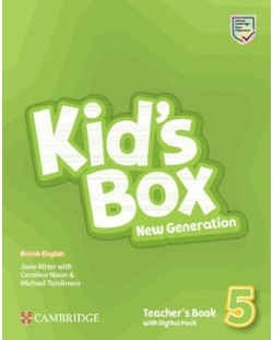 Kid's Box New Generation Level 5 Teacher's Book with Digital Pack British English / Английски език - ниво 5: Книга за учителя