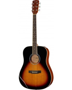 Акустична китара Harley Benton - D-120VS, кафява/черна