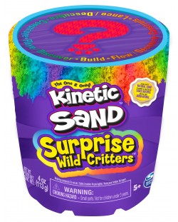 Кинетичен пясък Kinetic Sand Wild Critters - С изненада