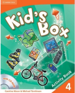 Kid's Box 4: Английски език - ниво A1 (учебна тетрадка + CD)