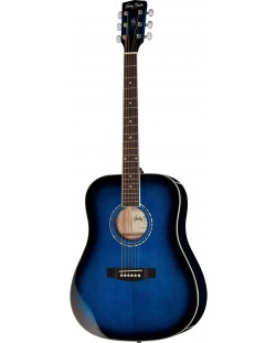 Акустична китара Harley Benton - D-120TB, синя/черна