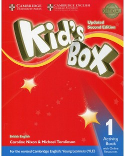 Kid's Box 1. Updated Second edition Activity Book with Online Resources - Английски език - ниво Pre-A1 (Учебна тетрадка)