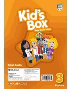 Kid's Box New Generation Level 3 Posters British English / Английски език - ниво 3: Постери