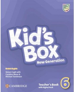Kid's Box New Generation Level 6 Teacher's Book with Digital Pack British English / Английски език - ниво 6: Книга за учителя