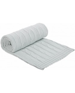 Плетено памучно одеяло KikkaBoo - Mint