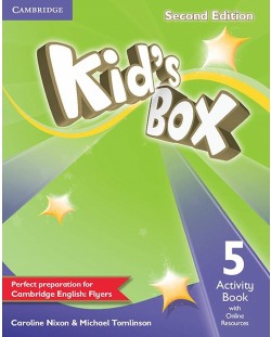 Kid's Box 2nd Edition Level 5 Activity Book with Online Resources / Английски език - ниво 5: Учебна тетрадка с онлайн материали