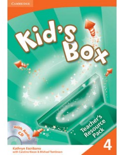 Kid's Box 4: Английски език - ниво A1 (книга за учителя с допълнителни материали + CD)