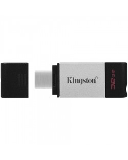 Флаш памет Kingston - DT80, 32GB, USB-C 3.2