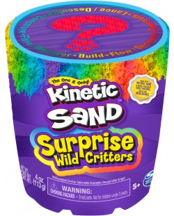 Кинетичен пясък Kinetic Sand Wild Critters - С изненада, асортимент