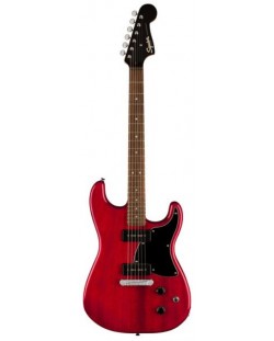 Електрическа китара Fender - SQ Paranormal Strat-O-Sonic, Crimson Red Transparent