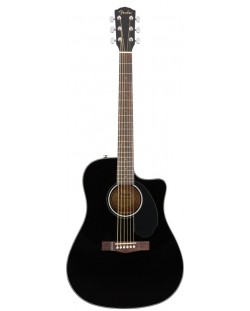 Акустична китара Fender - CD-60SCE Solid Top, черна
