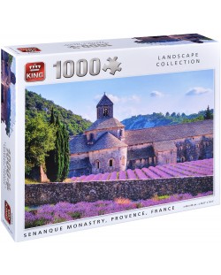 Пъзел King от 1000 части - Манастирът Сенанк, Франция