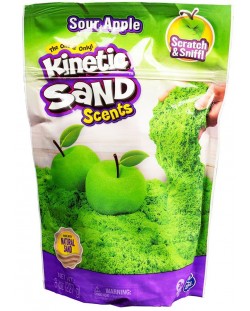 Кинетичен пясък Kinetic Sand - С аромат на ябълка, 227 g